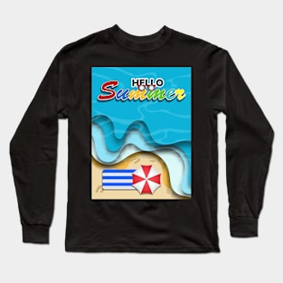 summer on the beach Long Sleeve T-Shirt